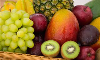 פירות וירקות בעלי ערך קלורי גבוה