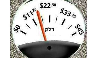 קריקטורות משעשעות בנושא מחירי הדלק