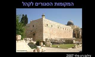 הר הבית - מבט אל המקומות הסגורים לקהל