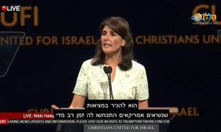 נאום של ניקי היילי, נציגת ארה