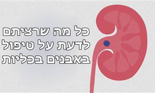כל מה שרציתם לדעת על אבנים בכליות: גורמים ודרכי טיפול ומניעה