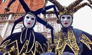 תמונות מדהימות מפסטיבל המסכות של ונציה