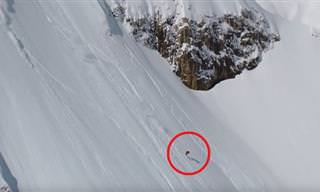 סרטון של גולשי סקי אמיצים כובשים את מדרונות עמק ולבונה באלבניה