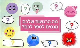 מדריך לזיהוי רגשות והמסר שהם מנסים להעביר לנו