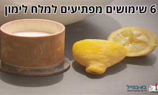 6 שימושים מפתיעים למלח לימון