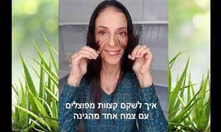 מיכל לוין מסבירה: איך מטפלים בקצוות מפוצלים בעזרת אלוורה