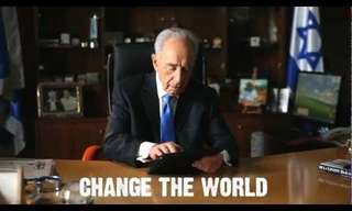 חברים למען השלום - הקליפ של שמעון פרס!