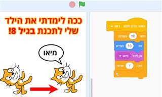 סקראץ' – אתר ללימוד תכנות מונחה עצמים לילדים מגיל 8 ומעלה