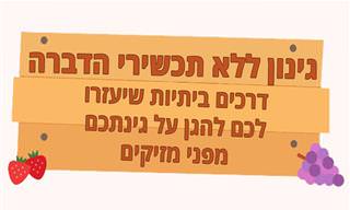 איך להכין תכשירי הדברה טבעיים