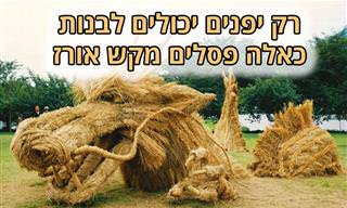 20 פסלים מדהימים בצורת חיות מקש אורז