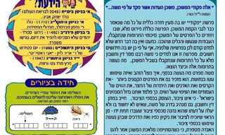 פרשת השבוע - ויקהל-פקודי