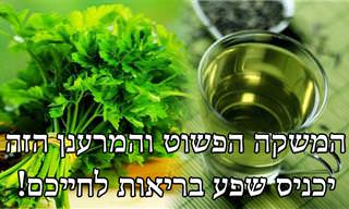 6 יתרונות של תה פטרוזיליה ומתכון להכנתו