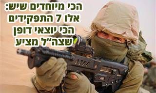 7 תפקידים מיוחדים במינם ויוצאי דופן בצה
