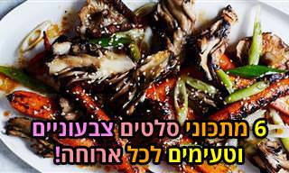 6 מתכוני סלטים מיוחדים וטעימים
