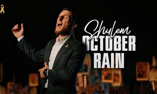 ביצוע מרגש של הזמר-חזן שלום למר לשיר October Rain