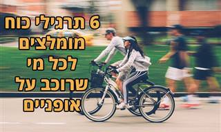 6 תרגילי כוח מומלצים לרוכבי אופניים - לחיזוק השרירים ושיפור הרכיבה