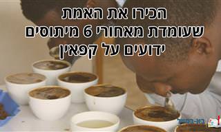 סרטון שיציג בפניכם את האמת העומדת מאחורי 6 מיתוסים ידועים על קפאין