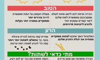 השפעתם של הקפה והבירה על המוח
