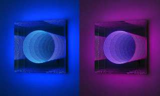 אומנות נורות LED אינסופית