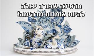 14 תמונות של כלי חרסינה שבורים שהפכו לאומנות מדהימה