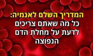 סוגי האנמיה השונים, תסמיניהם וטיפולים טבעיים
