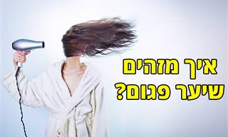 4 מבחנים לזיהוי שיער פגום וטיפים לשיפור בריאותו