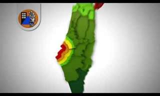 מפת אזורי ההתגוננות של פיקוד העורף