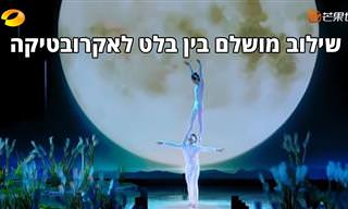 שילוב נהדר שכזה של בלט ואקרובטיקה לא רואים בכל יום!