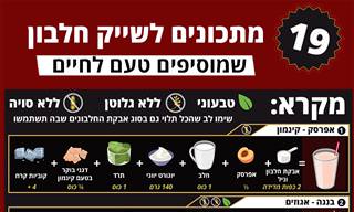 19 מתכונים לשדרוג שייק חלבונים
