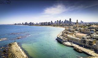 סרטון מרהיב של תל אביב-יפו ב-4K