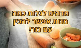 אוסף 8 מתכונים עם גזר